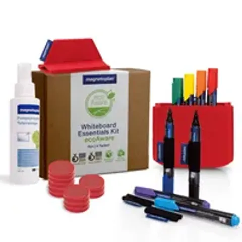 magnetoplan Whiteboard Essentials Kit, rot – Bild 3