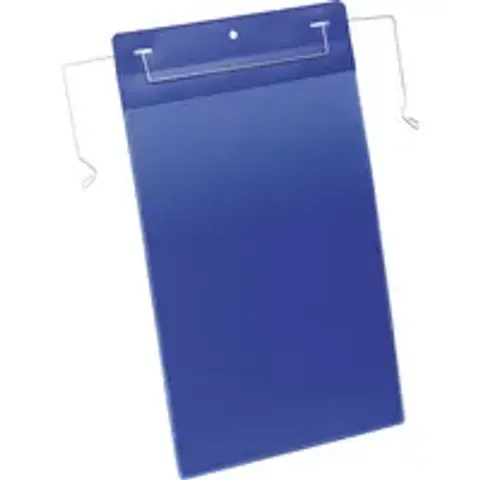 DURABLE Drahtbügeltasche, A4 hoch, blau – Bild 2