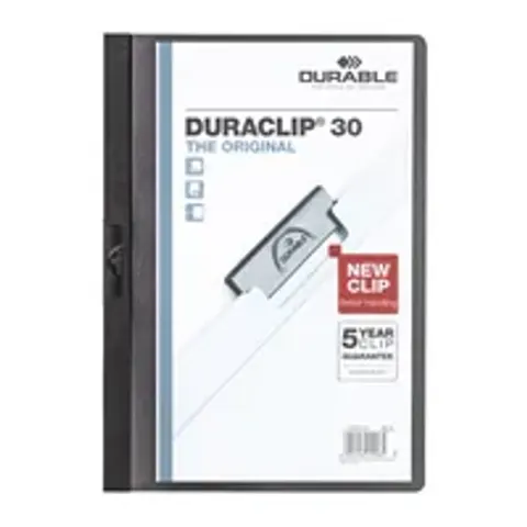 DURABLE Klemm-Mappe Duraclip Original 30 schwarz – Bild 3