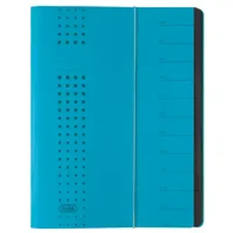 ELBA chic-Ordnungsmappe, A4, blau, mit 12 Fächern, Karton – Bild 2
