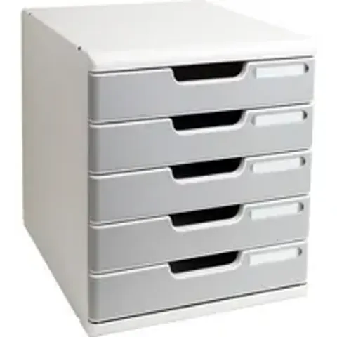 EXACOMPTA Schubladenbox MODULO A4, 5 Schübe, steingrau – Bild 2