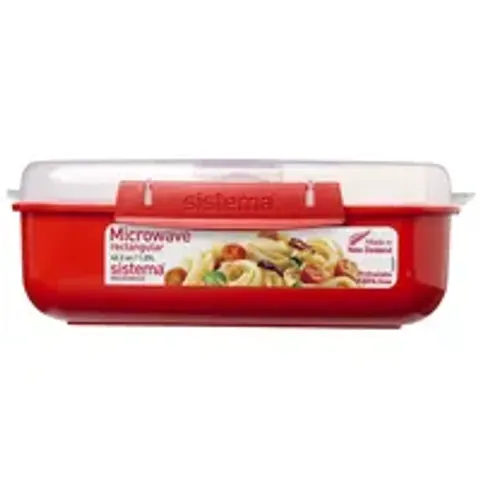 Sistema Mikrowellendose RECTANGULAR, 1,25 Liter, rot – Bild 2