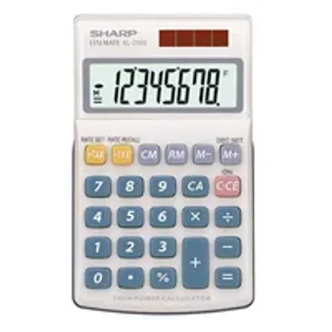 Sharp Taschenrechner EL-250 S Solar/ Battery – Bild 2