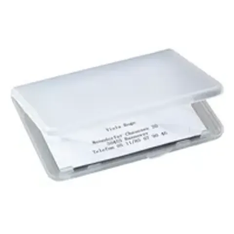 sigel Visitenkarten-Etui , Kunststoff, , transparent, matt – Bild 2