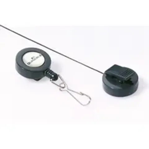 DURABLE Ausweishalter mit Karabinerhaken, anthrazit – Bild 2