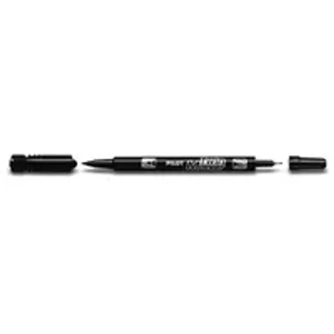 PILOT Permanent-Marker Twin Marker, extra fein, schwarz – Bild 2