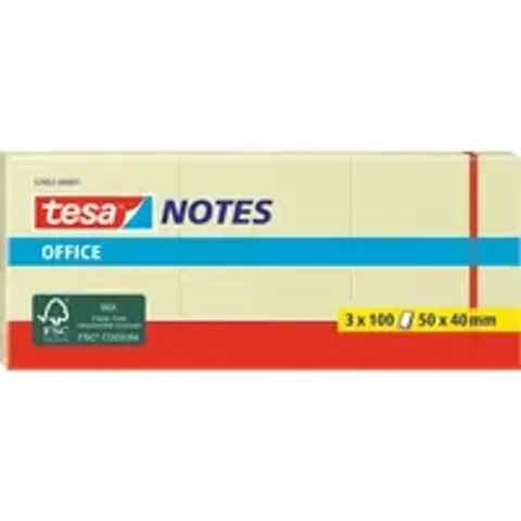 tesa Office Notes Haftnotizen, 50 x 40 mm, gelb – Bild 4
