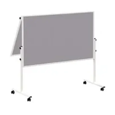 MAUL Moderationstafel solid, klappbar, 1.200 x 1.500, grau – Bild 2