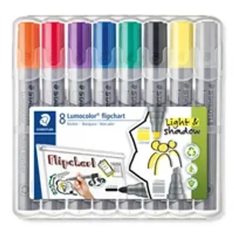 Staedtler 356 SWP8 Flipchartmarker 8 St. – Bild 3