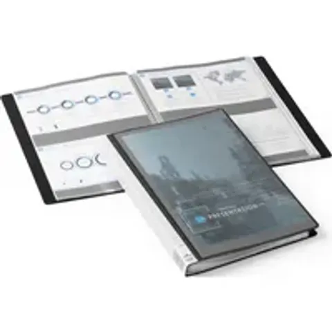 DURABLE Sichtbuch DURALOOK Plus, mit 40 Sichthüllen, schwarz – Bild 2