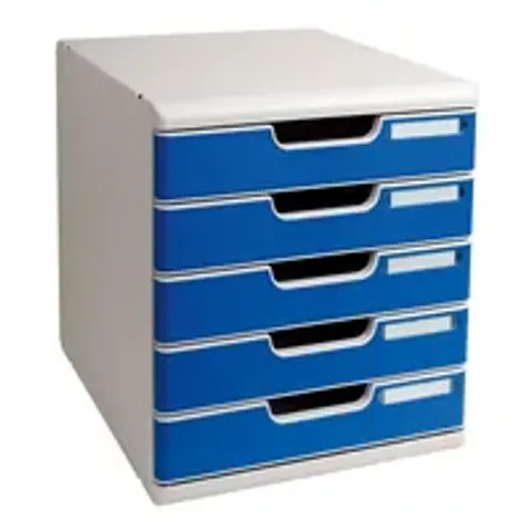 EXACOMPTA Schubladenbox MODULO A4, 5 Schübe, blau – Bild 2