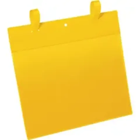 DURABLE Gitterboxtasche, mit Lasche A4 quer, gelb – Bild 2