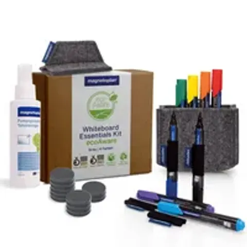 magnetoplan Whiteboard Essentials Kit, grau – Bild 2