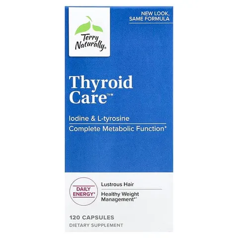 Terry Naturally, Thyroid Care, 120 Capsules – image 2