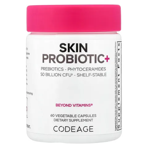 Codeage, Skin Probiotic+, 50 Billion CFU, 60 Capsules – image 2