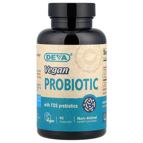 Deva Nutrition Vegan Probiotic Capsules, 90 Count – image 2