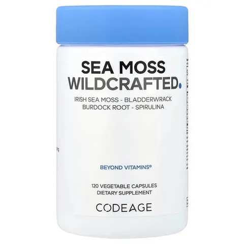 Codeage, Sea Moss, Wildcrafted, 120 Capsules – image 2