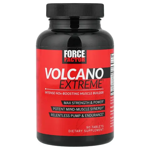 Force Factor, Volcano Extreme, Intense NOx-Boosting Muscle Builder, 90 Tablets – image 2