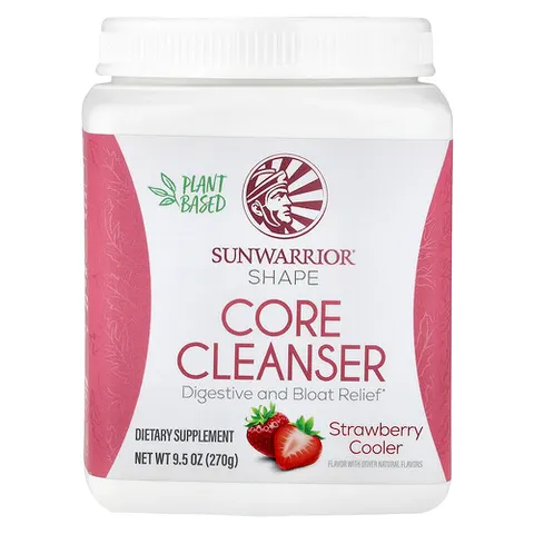 Sunwarrior, Shape, Core Cleanser, Strawberry Cooler, 9.5 oz (270 g) – image 2