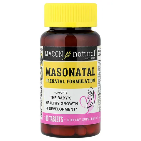 Mason Natural, Masonatal Prenatal Formulation, 100 Tablets – image 2