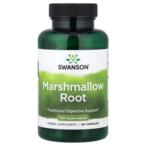 Swanson Marshmallow Root, 500mg - 90 caps – image 2