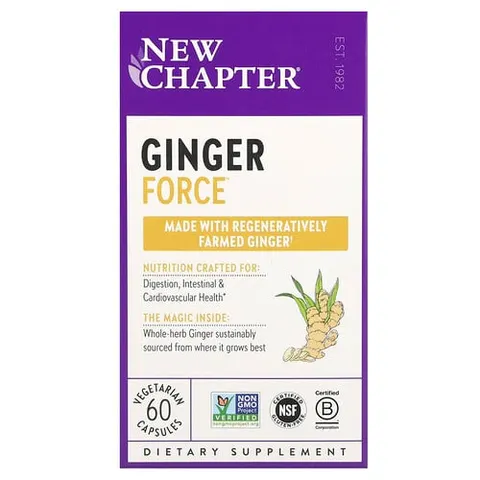 Chapter, Ginger Force, 60 Vegetarian Capsules – image 2
