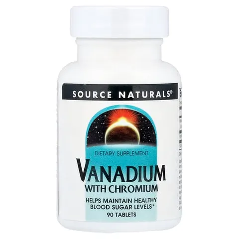 Source Naturals, Vanadium with Chromium, 90 Tablets – image 2