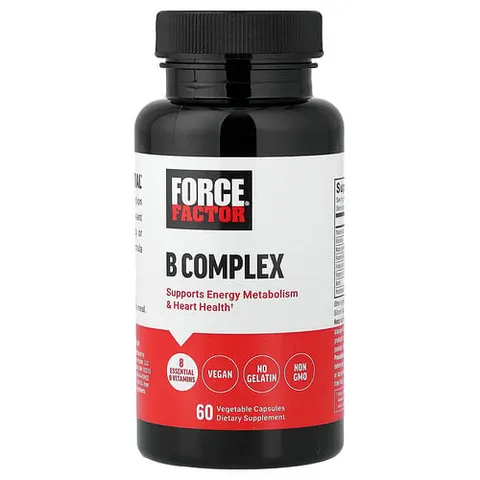 Force Factor, B Complex, 60 Vegetable Capsules – image 2