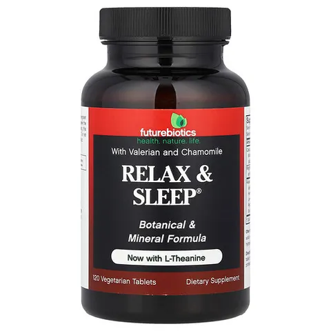 FutureBiotics, Relax & Sleep, 120 Vegetarian Tablets – image 2