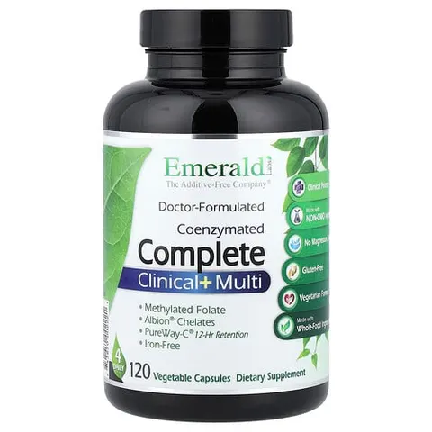 Emerald Laboratories, CoEnzymated Complete Clinical + Multi, 120 Vegetable Caps – image 2