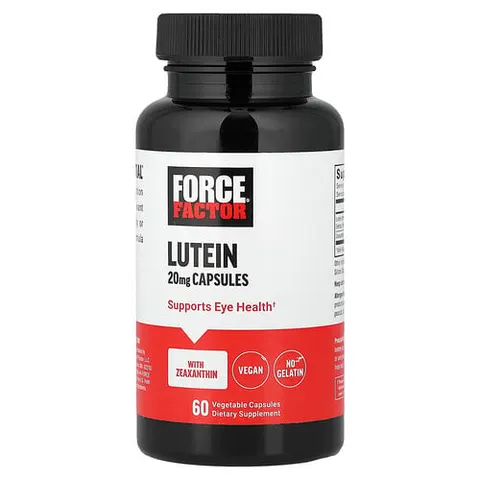 Force Factor, Lutein, 20 mg, 60 Vegetable Capsules – image 2