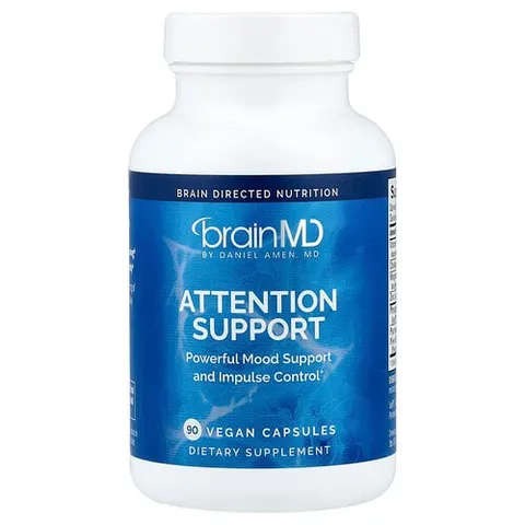 BrainMD, Attention Support, 90 Vegan Capsules – image 2