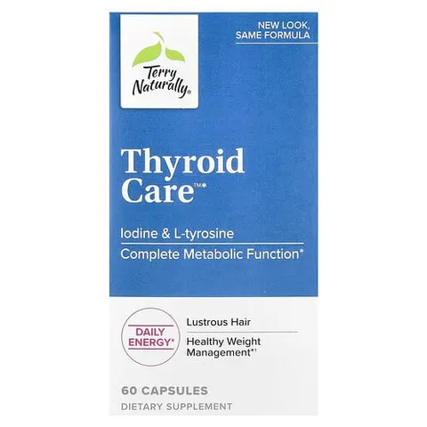 Terry Naturally, Thyroid Care, 60 Capsules – image 2