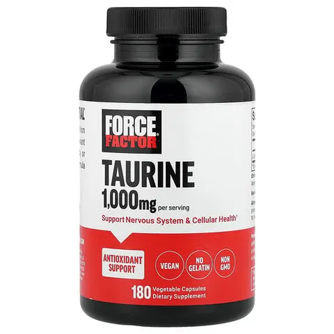 Force Factor, L-Taurine, 500 mg, 180 Vegetable Capsules – image 2