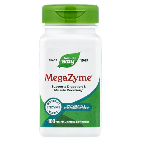 Nature's Way, Mega-Zyme, Systemic Enzymes, 100 Tablets – image 2