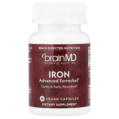 BrainMD, Iron, 30 Vegan Capsules – image 2