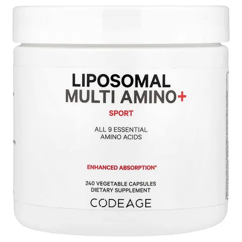 Codeage, Liposomal Multi Amino+, Sport, 240 Vegetable Capsules – image 2