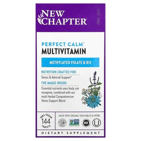 Chapter, Perfect Calm Multivitamin, 144 Vegetarian Tablets – image 2