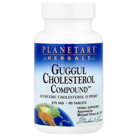 Planetary Herbals, Guggul Cholesterol Compound, 90 Tablets – image 2