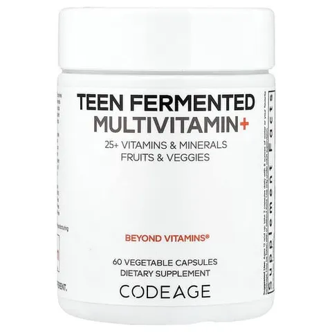 CodeAge, Teen Fermented Multivitamin, 60 Capsules – image 2