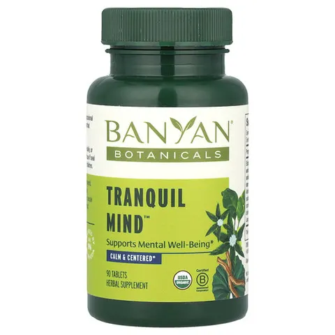 Banyan Botanicals, Tranquil Mind‚Ñ, 90 Tablets – image 2
