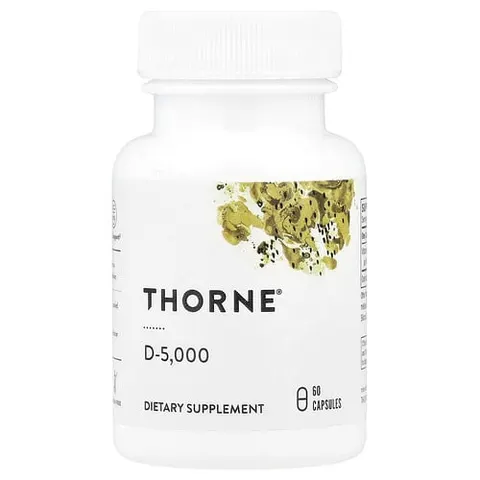 Thorne Research, D-5,000, 60 Capsules – image 2