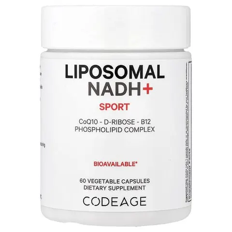 Codeage, Sport, Liposomal NADH+, 60 Vegetable Capsules – image 2