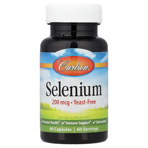 Carlson, Selenium , 200 mcg, 60 Capsules – image 2