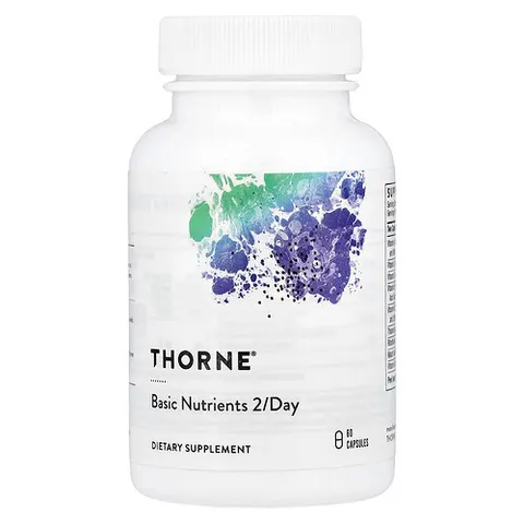 Thorne Research, Basic Nutrients 2/Day, 60 Capsules – 002871 – image 2