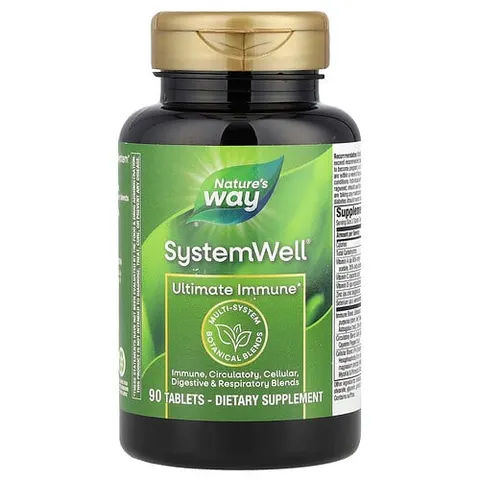 Nature's Way, System Well, Ultimate Immunity, 90 Tablets – image 2