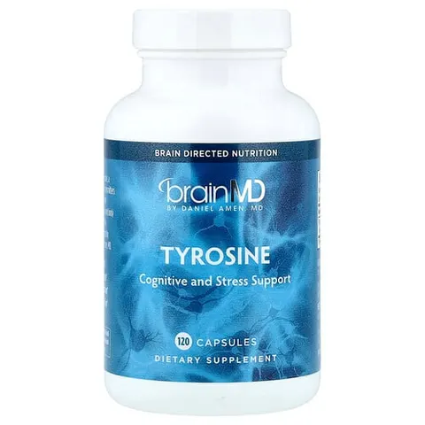 BrainMD, Tyrosine, 120 Capsules – image 2