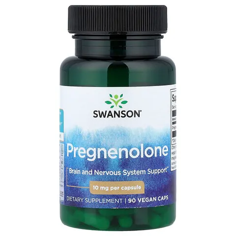 Pregnenolone, 10mg - 90 caps – image 2