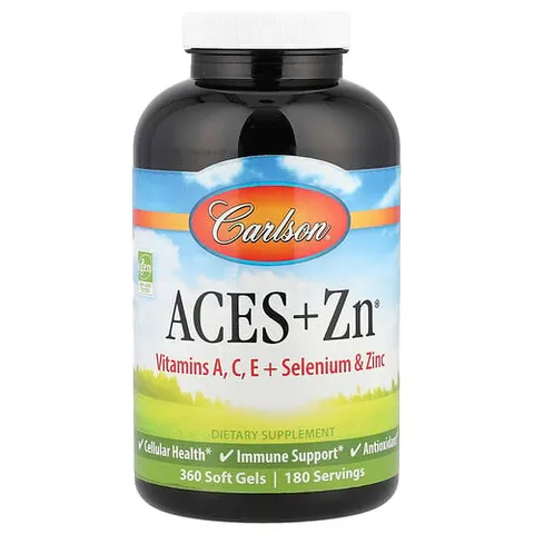 Carlson Labs, Aces + Zn, 360 Soft Gels – image 2