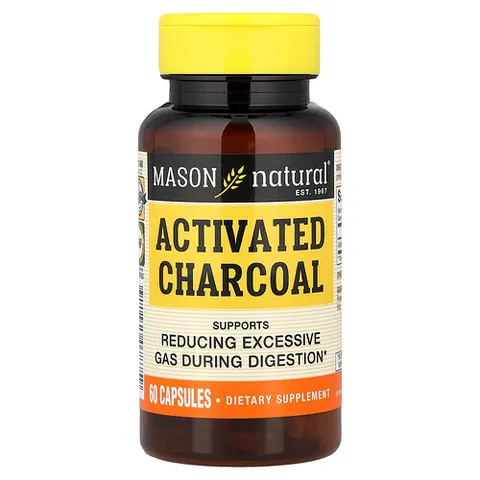 Mason Natural, Activated Charcoal, 60 Capsules – image 2